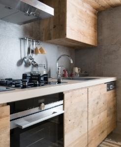 cucina su misura in legno